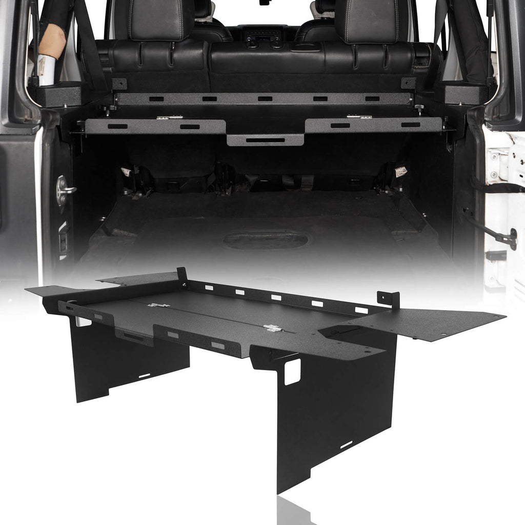 2015-2018 Jeep Wrangler JK Interior Foldaway Cargo Rack Jeep Wrangler JK Parts Cargo Rack u2062 - Rodeo Trail 1