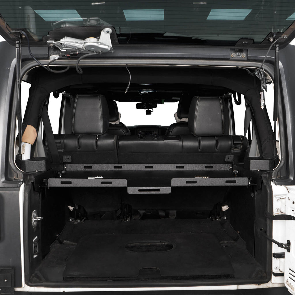 2015-2018 Jeep Wrangler JK Interior Foldaway Cargo Rack Jeep Wrangler JK Parts Cargo Rack u2062 - Rodeo Trail 3