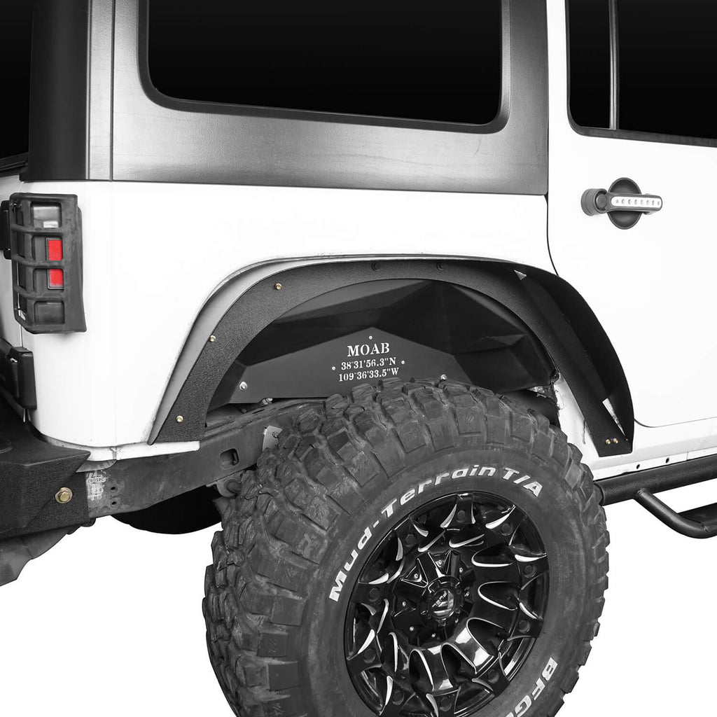 Armour Style Fender Flares & Inner Fender Liners(07-18 Jeep Wrangler JK) - Rodeo Trail®