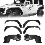  Jeep JK Flux Tubular Fender Flares & Inner Fender Liners for Jeep Wrangler JK 2007-2018 Jeep JK Metal Fenders Jeep JK Accessories u089225 1