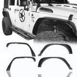 Flat Fender Flares & Inner Fender Liners(07-18 Jeep Wrangler JK) - Rodeo Trail®