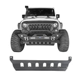 Jeep JK Front Skid Plate Textured Black Steel for 2007-2018 Jeep Wrangler JK Jeep JK Parts 204 1