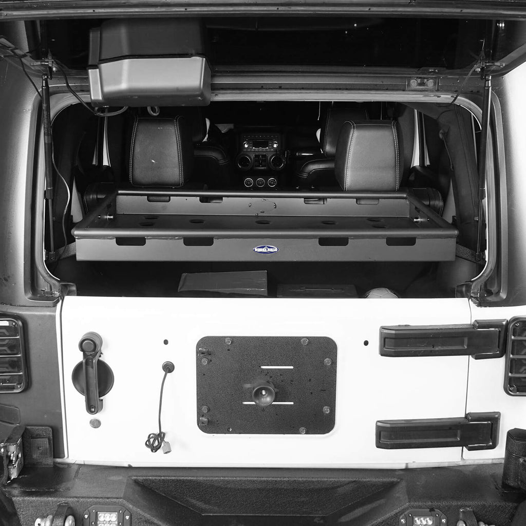 Jeep JK Interior Cargo Rack 4 Doors Jeep Wrangler Rear Cargo Rack for Jeep Wrangler JK JKU 2007-2018 BXG009 3