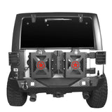 Jeep JK Jerry Gas Can Holder w/Tailgate Mount for 2007-2018 Jeep Wrangler JK bxg005 2