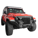 Mad Max Front Bumper & Rear Bumper w/Tire Carrier(18-23 Jeep Wrangler JL) - Rodeo Trail