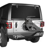 Jeep JL Rear Bumper w/Swing Out Tire Carrier(18-23 Jeep Wrangler JL) - Rodeo Trail