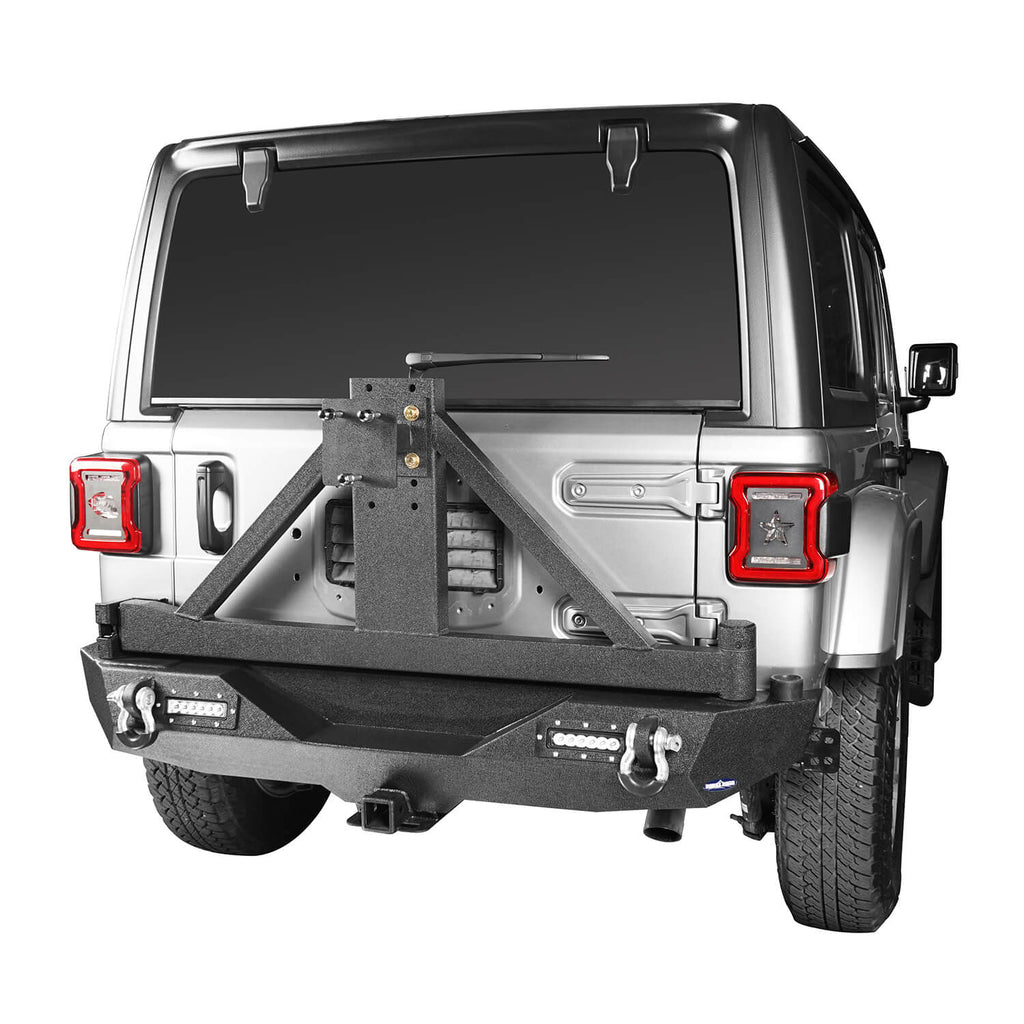 Jeep JL Rear Bumper with Tire Carrier for 2018-2020 Jeep Wrangler JL BXG504 3