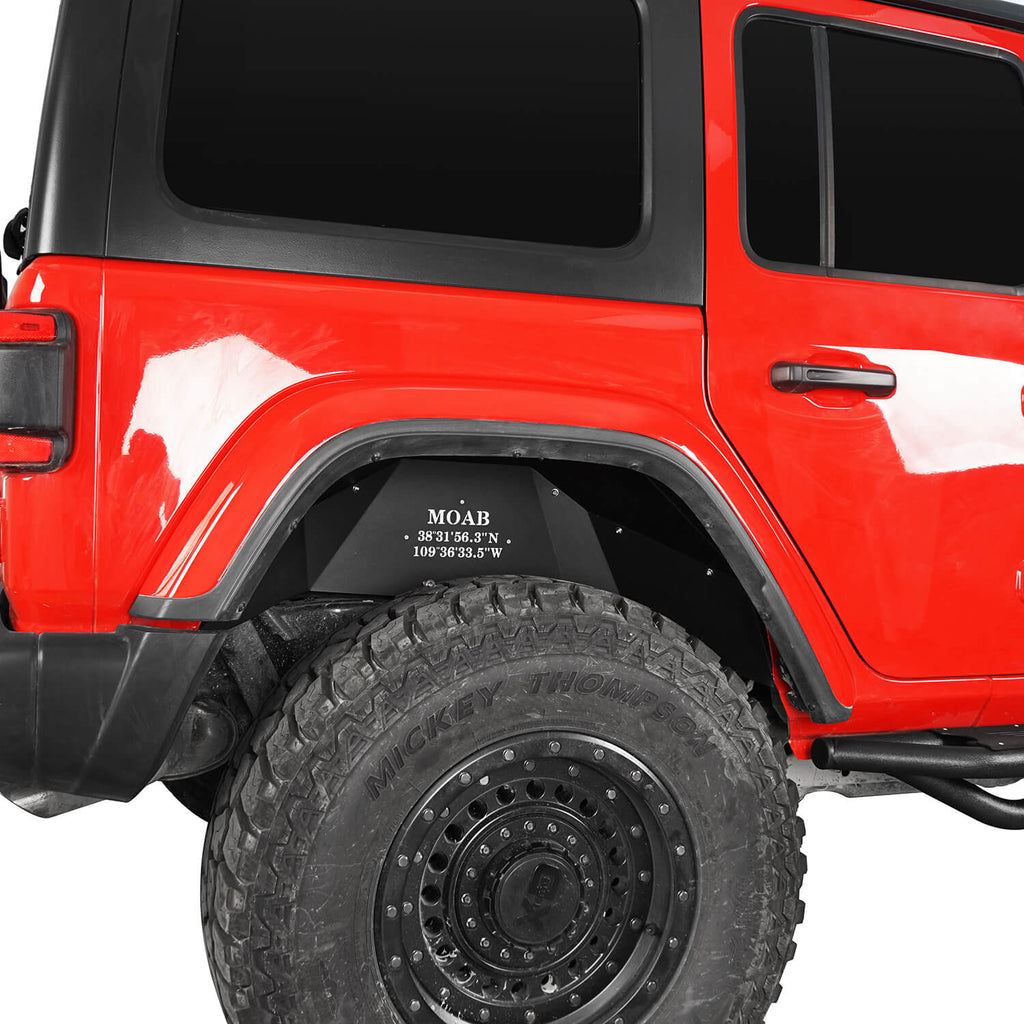 Jeep JL Rear Inner MOAB Fender Liners for 2018-2020 Jeep Wrangler JL bxg519  5
