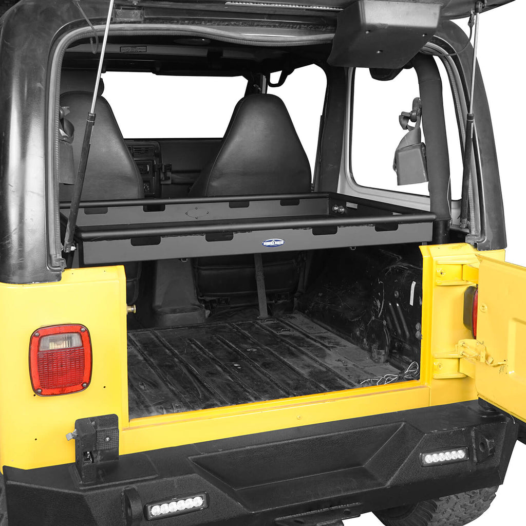 Interior Cargo Rack w/Elastic Rope Net(97-06 Jeep Wrangler TJ) - Rodeo Trail®
