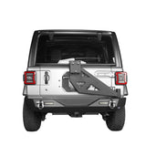Mad Max Front Bumper & Rear Bumper w/Tire Carrier(18-23 Jeep Wrangler JL 4 Door) - Rodeo Trail