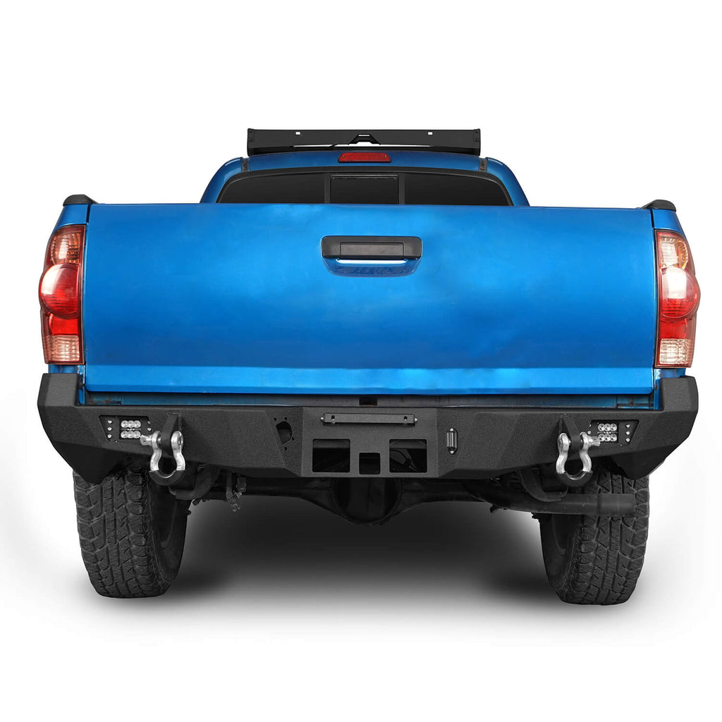 Rear Bumper w/License Plate Mounting Bracket for 2005-2015 Toyota Tacoma Gen 2 b4014-2