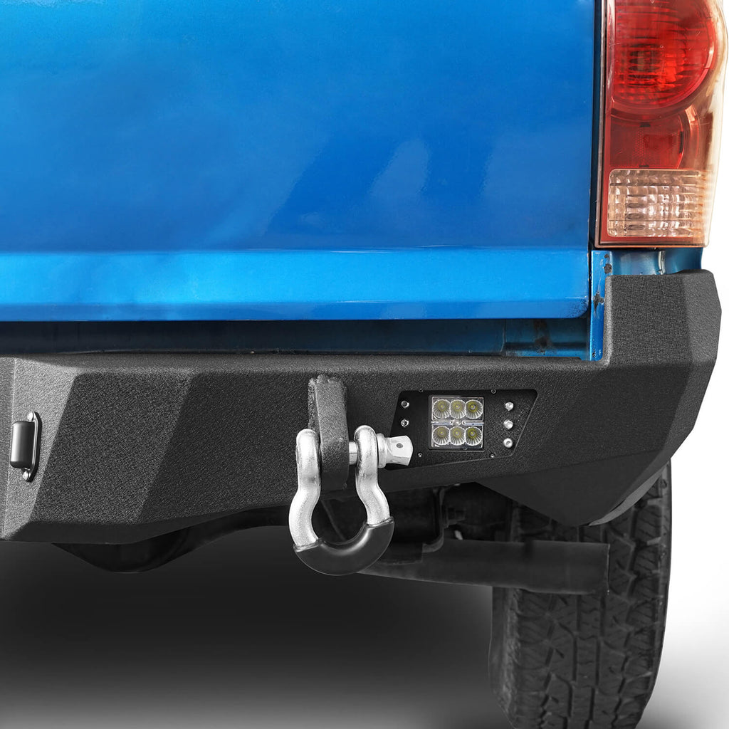 Rear Bumper w/License Plate Mounting Bracket for 2005-2015 Toyota Tacoma Gen 2 b4014-5