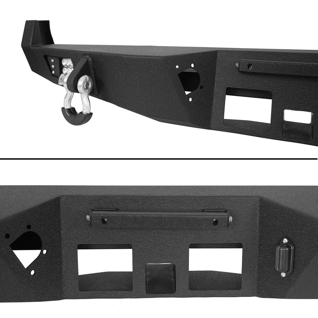 Rear Bumper w/License Plate Mounting Bracket for 2005-2015 Toyota Tacoma Gen 2 b4014-9