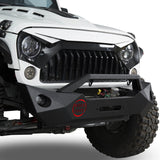 Rock Crawler Stubby Front Bumper & Different Trail Rear Bumper w/Tire Carrier Combo(07-18 Jeep Wrangler JK) - Rodeo Trail