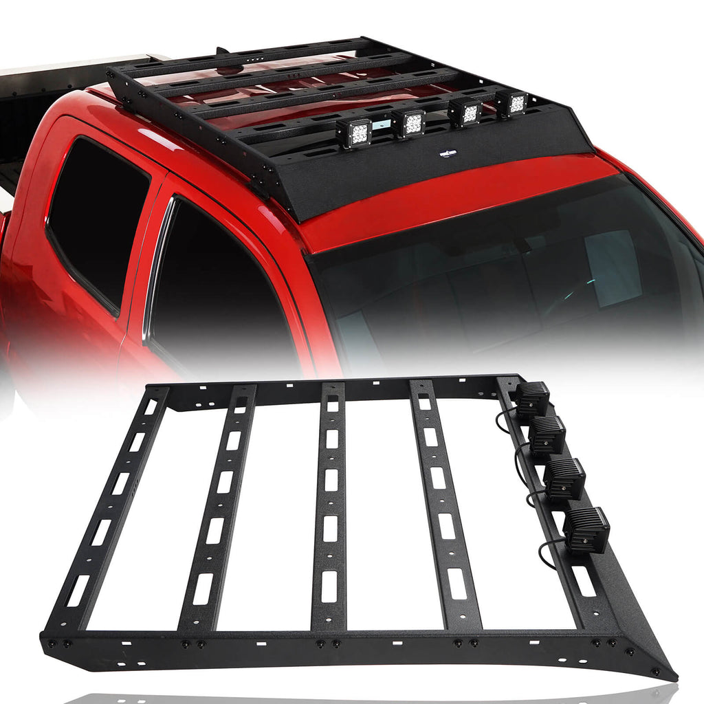 2005-2021 Toyota Tacoma Access Cab Roof Rack Luggage Carrier Rack - Rodeo Trail u4021 1