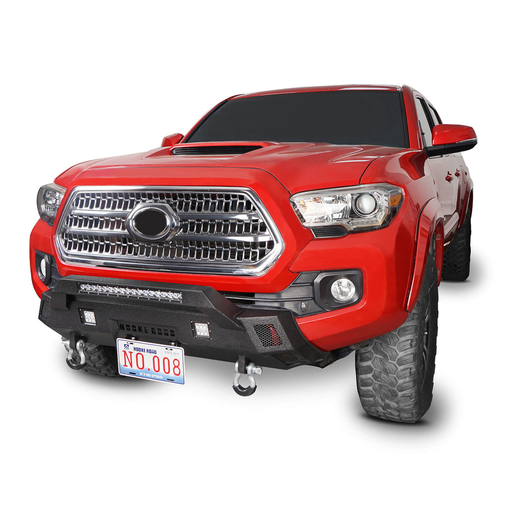 Tacoma Off-Road Stubby Front Bumper for 2016-2023 Toyota Tacoma 3rd Gen - Rodeo Trail b4202-2