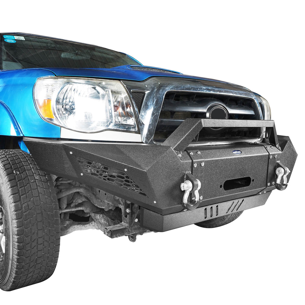 Tacoma Full Width Front Bumper & Rear Bumper for 2005-2011 Toyota Tacoma - Rodeo Trail  b40014011-4