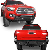 Tacoma Front Bumper & Rear Bumper w/Lights for 2016-2023 Toyota Tacoma - Rodeo Trail b42024204-0