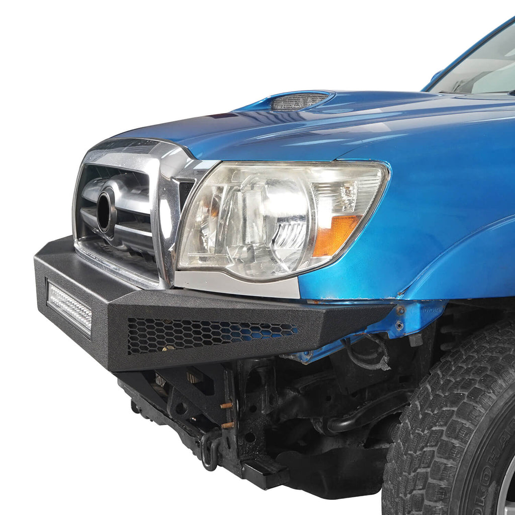Toyota Tacoma Full Width Front Bumper w/Skid Plate for 2005-2011 Toyota Tacoma - Rodeo Trail b4008-9